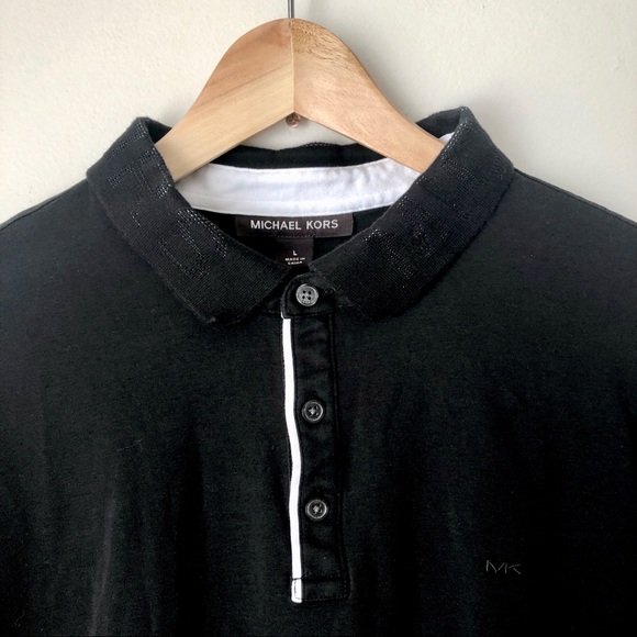 Michael Kors | Men’s Logo Collar Polo - Picture 3 of 5